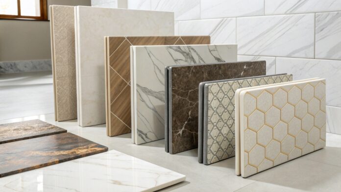 Керамическая плитка и керамогранит в современном стиле: минимализм и геометрия