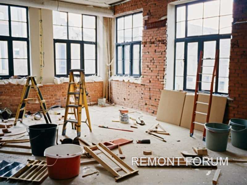 Выравнивание неровностей и трещин в старом бетонном полу