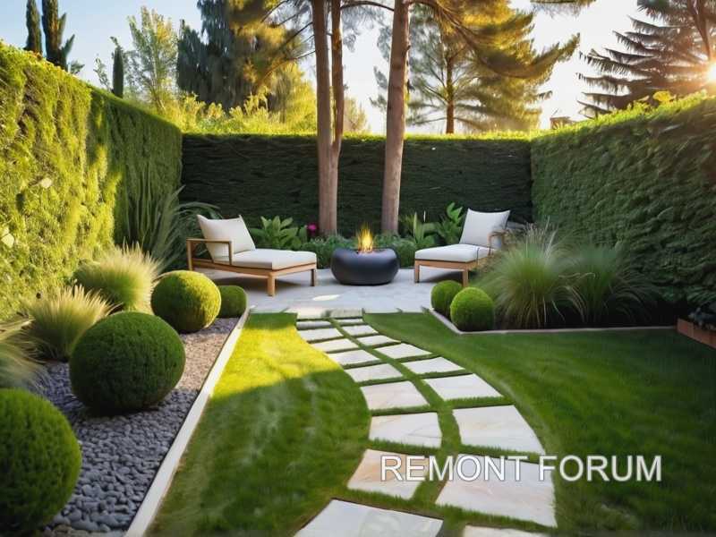 Дерево в деталях оформления сада