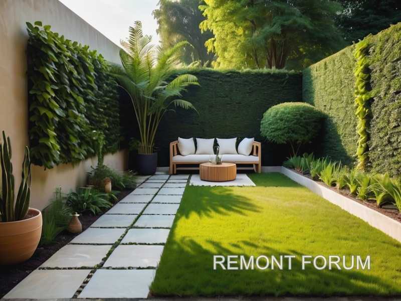 Использование контрастных сочетаний листвы и цветов для создания визуальных акцентов