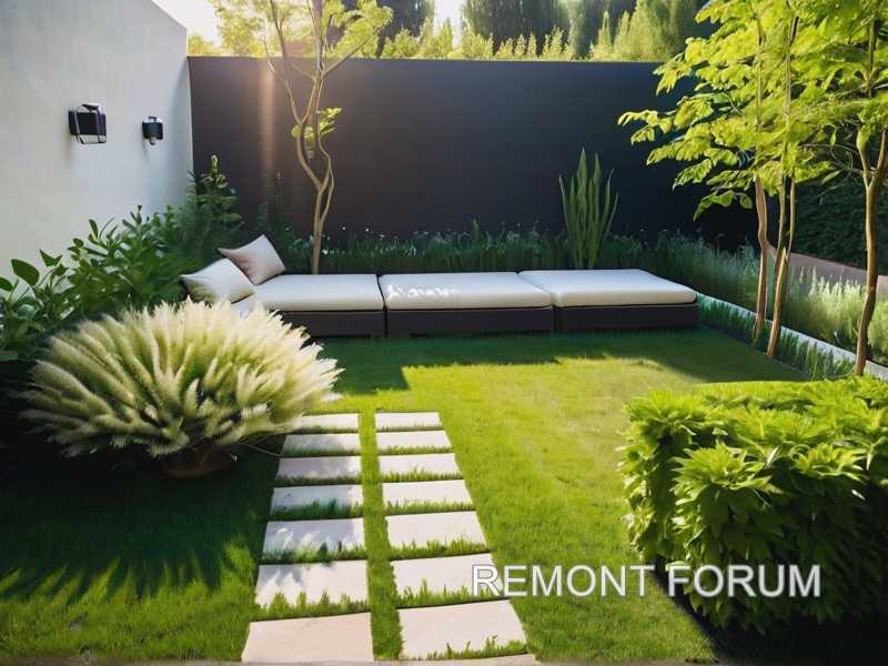 Композиции хвойников с декоративными злаками и многолетниками