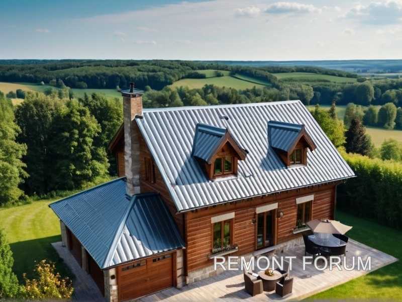 Применение металлочерепицы для крыш с высокой нагрузкой